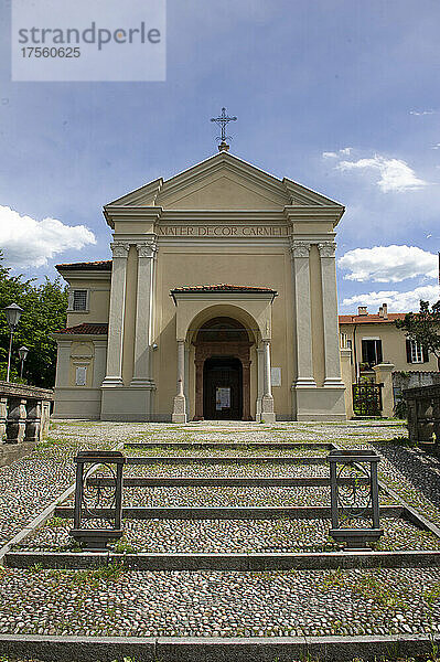 Italien  Lombardei  Lago Maggiore - Luino. Heiligtum der Madonna del Carmine  15. Jahrhundert.