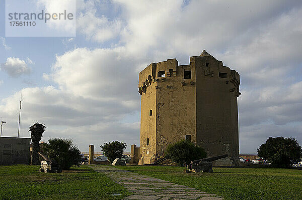 Europa  Italien  Sardinien Porto Torres - Aragonischer Turm