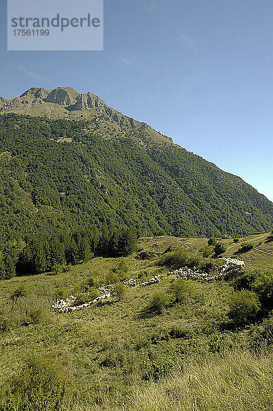 Italien  Abruzzen  Nationalpark Gran Sasso und Monti della Laga. Landschaft