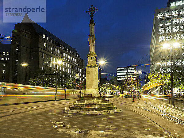 St. Peters Square  Manchester  England  Vereinigtes Königreich  Europa