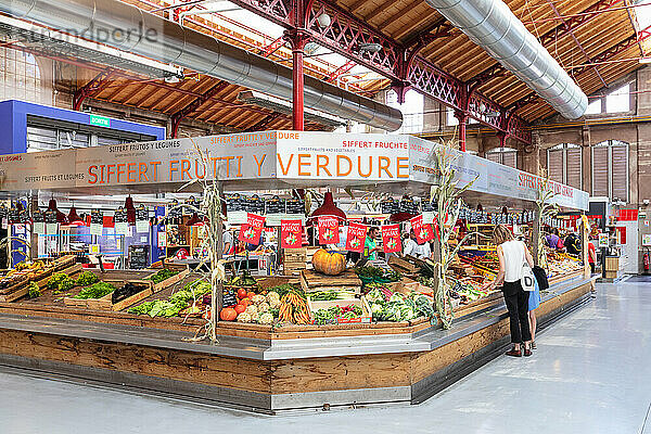 Markthalle  Stadtteil Petite Venise  Colmar  Elsass  Haut-Rhin  Frankreich  Europa