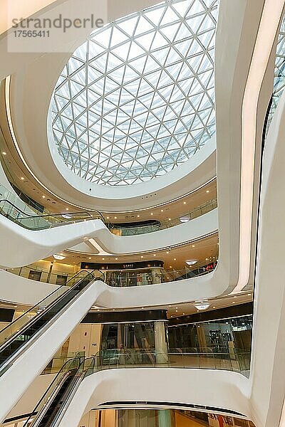 Galaxy SOHO Beijing Gebäude Shopping Mall moderne Architektur in Peking  China  Asien