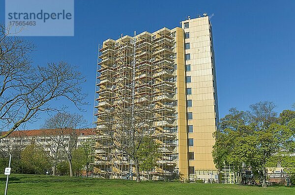 Renovierung  Hochhaus  Am Mühlenberg  Meraner Straße  Schöneberg  Tempelhof-Schöneberg  Berlin  Deutschland  Europa