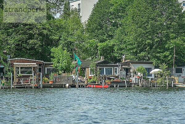 Insel Kleiner Wall Liebesinsel  Havel  Berlin  Deutschland  Europa