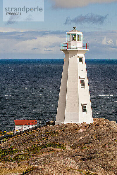 Cape Spear Lighthouse National Historic Site  St. John's  Neufundland  Kanada  Nordamerika