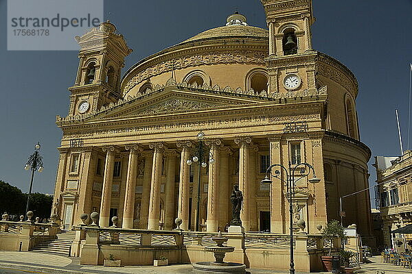 Die Kirche der Himmelfahrt Unserer Lieben Frau (Mosta Rotunda) (Mosta Dome)  Mosta  Malta  Mittelmeer  Europa