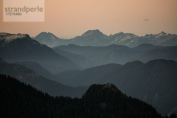 Küstenberge  British Columbia  Kanada.