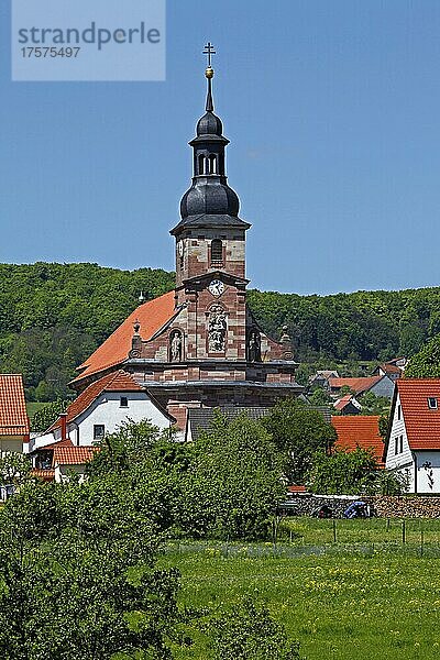 Kirche Mariä Himmelfahrt  Zella  Rhön  Wartburgkreis  Thüringen  Deutschland  Europa