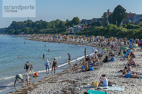 Badestrand Schilksee  Kiel  Ostsee  Schleswig-Holstein  Deutschland  Europa