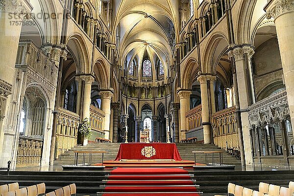 Altarbereich  Kathedrale von Canterbury  Canterbury  Kent  England  Großbritannien  Europa