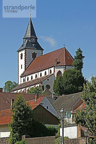 Katholische Liebfrauenkirche  Altstadt  Gernsbach  Baden-Württemberg  Deutschland  Europa