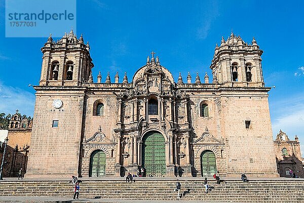 Kathedrale von Cusco  Plaza de Armas  Cusco  Peru  Südamerika