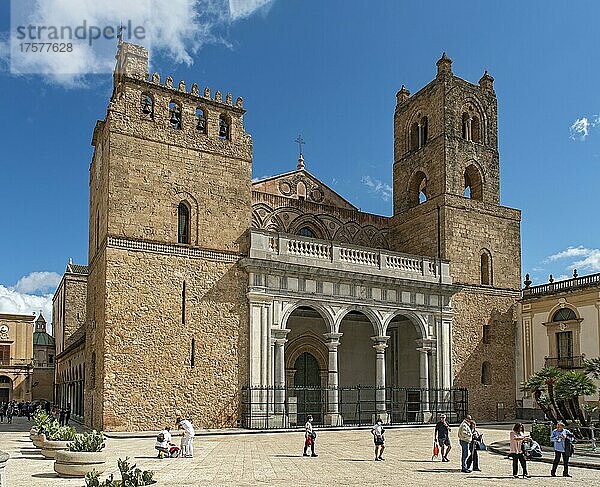 Kathedrale von Monreale  Duomo di Monreale  in der Nähe von Palermo  Sizilien  Italien  Europa