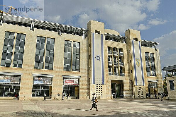Neues Rathaus  Safra-Platz  Jerusalem  Israel  Asien