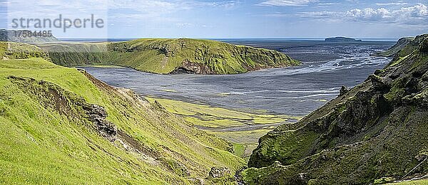 Flusslandschaft  Pakgil  Island  Europa