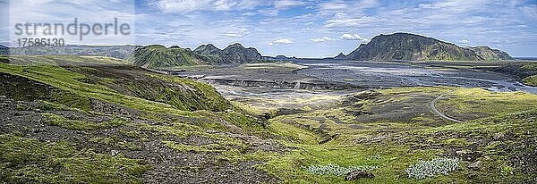 Flusslandschaft  Pakgil  Island  Europa