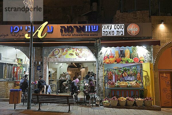 Restaurant  Jaffa  Tel Aviv  Israel  Asien