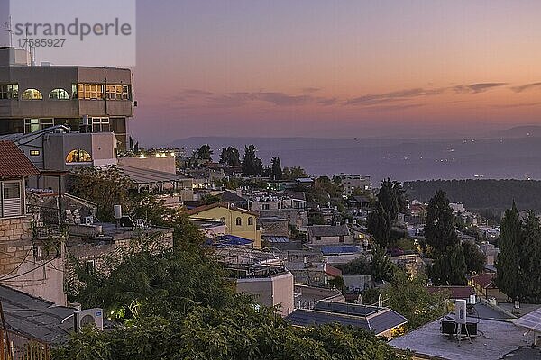 Stadtansicht  Panorama  Safed  Israel  Asien