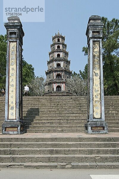 Thien Mu Pagode  Hue  Vietnam  Asien