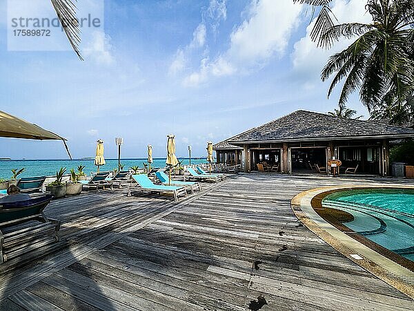 Hotelanlage Kuredu  Laviyani Atoll  Malediven  Indischer Ozean  Asien