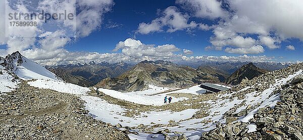 Bergstation der Schwarze Schneidbahn am Rettenbachgletscher  Sölden  Ötztal  Ötztaler Alpen  Tirol  Österreich  Europa