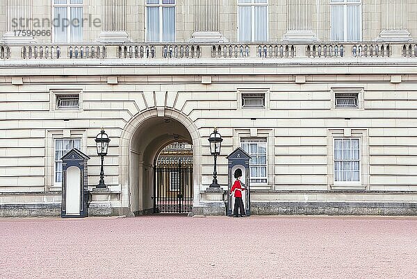 Wachablösung  Buckingham Palace  London  England  Großbritannien  Europa