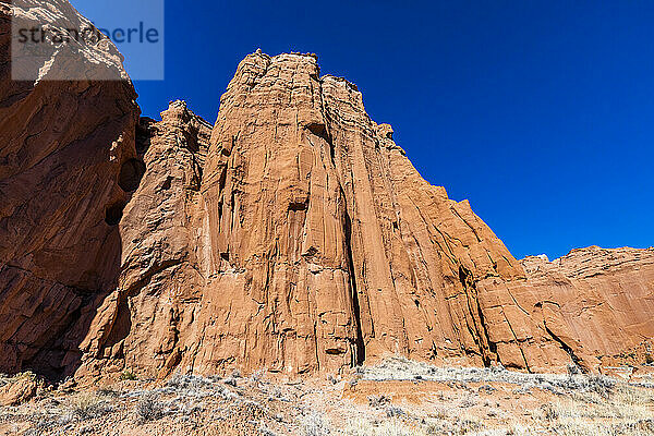 Vereinigte Staaten  Utah  Escalante  Sandsteinschichten im Canyon