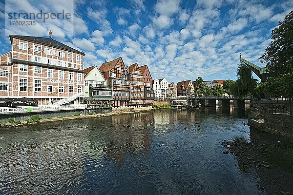 Lüneburg  Altstadt beim Stintmarkt  Niedersachsen  Deutschland  Europa