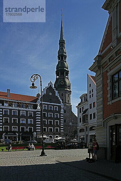 Petrikirche  Backsteingotik  14. Jhd. freie Hansestadt Riga  Lettland  Baltikum  Europa
