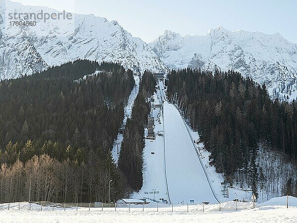 Skiflugschanze Kulm am Kulmkogel  Tauplitz  Steiermark  Österreich  Europa