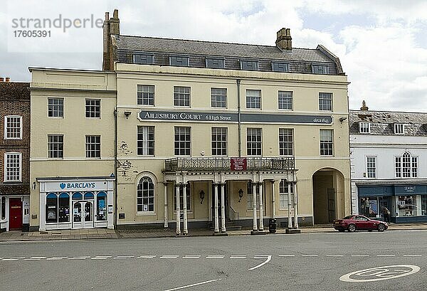 Ehemaliges Hotel Ailesbury Arms  jetzt Ailesbury Court  Marlborough  England  UK  um 1843