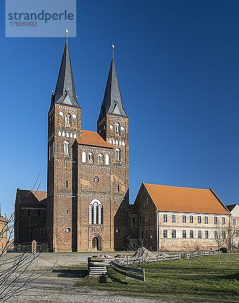 Kloster Jerichow  Stiftskirche St. Marien und St. Nikolaus  ehemaliges Prämonstratenser?Chorherrenstift  Jerichow  Sachsen-Anhalt  Deutschland  Europa