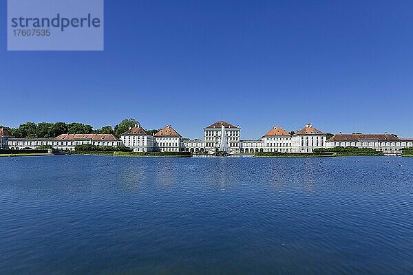 Schloss Nymphenburg  Sommerresidenz der Wittelsbacher  München  Bayern  Deutschland  Europa