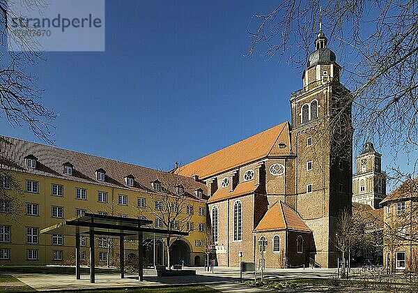 Das sogenannte Stadtschloss Coesfeld  auch Liebfrauenburg genannt  Coesfeld  Münsterland  Nordrhein-Westfalen  Deutschland  Europa