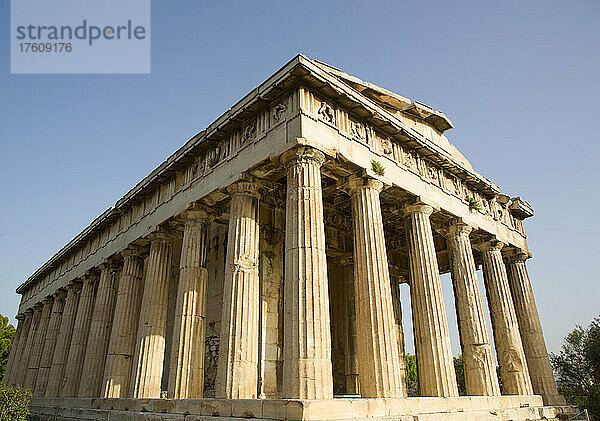 Hephaistos-Tempel  Antike Agora von Athen; Athen  Griechenland