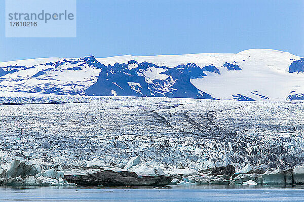 Jokulsarlon-Gletschersee im Vatnajokull-Nationalpark an der Südküste Islands; Island
