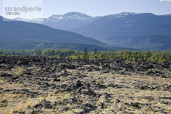 Lavabetten  Nisga'a Memorial Lava Beds Provincial Park  Coast Mountains  British Columbia  Kanada