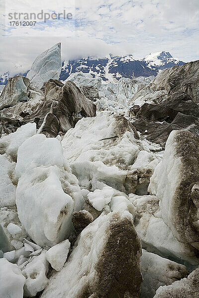 Lachsgletscher  Coast Mountains  British Columbia  Kanada