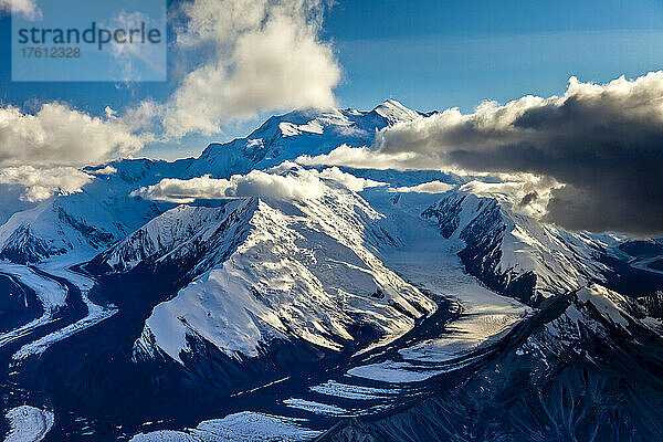 Muldrow-Gletscher in der Alaska Range.