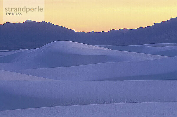 White Sands National Monument  New Mexico  USA