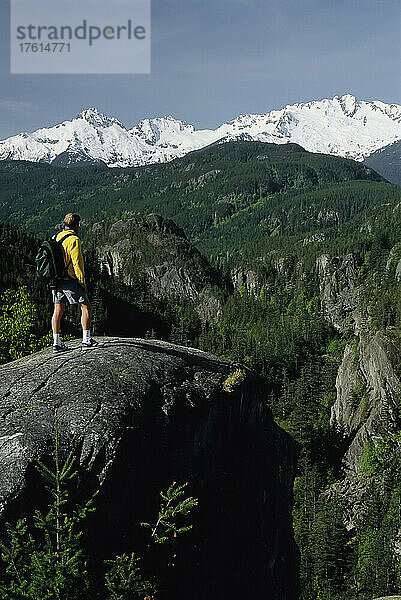 Wandern  Tantalus Range British Columbia  Kanada