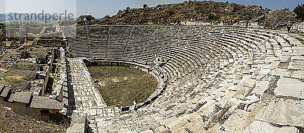 Das Theater in den Ruinen von Aphrodisias  in der Nähe von Pamukkale  Türkei; Aphrodisias  Anatolien  Türkei.