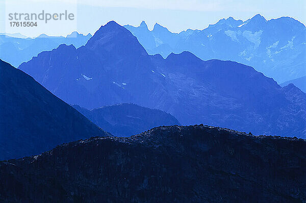 Nordkaskaden (Washington  USA) Vom Frosty Mountain Manning Park  British Columbia Kanada