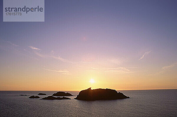 Sonnenuntergang  Twillingate Island Neufundland  Kanada