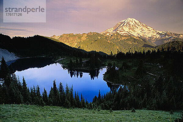 Mount Rainier und Eunice Lake Mount Rainier National Park Washington  USA