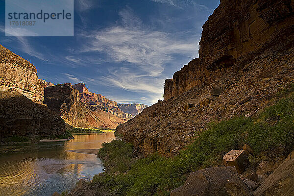 Blick flussabwärts vom Carbon Creek  Grand Canyon National Park.
