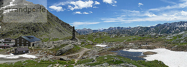San-Bernardino-Pass  ein hoher Bergpass in den Schweizer Alpen; Schweiz
