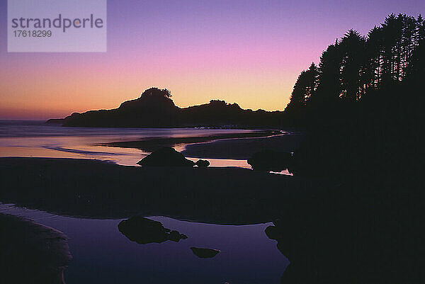 Cox Bay  in der Nähe von Tofino  Vancouver Island  British Columbia  Kanada