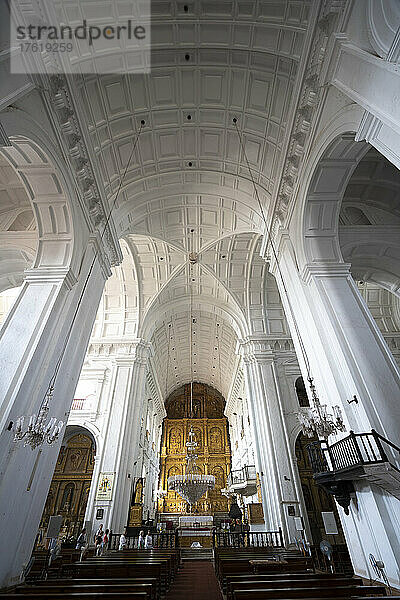 Se Kathedrale (Sé Catedral de Santa Catarina); Alt-Goa  Bundesstaat Goa  Indien