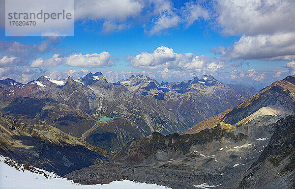 Malerische Aussicht vom Rettenbachgletscher